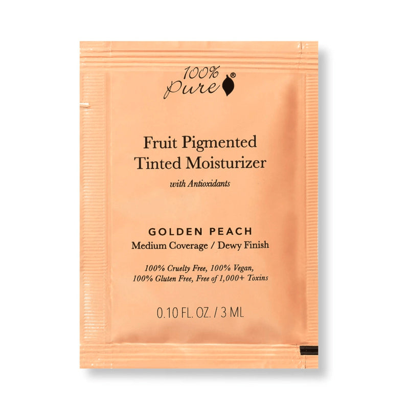 Sample Sachet: Tinted Moisturiser: Peach Bisque