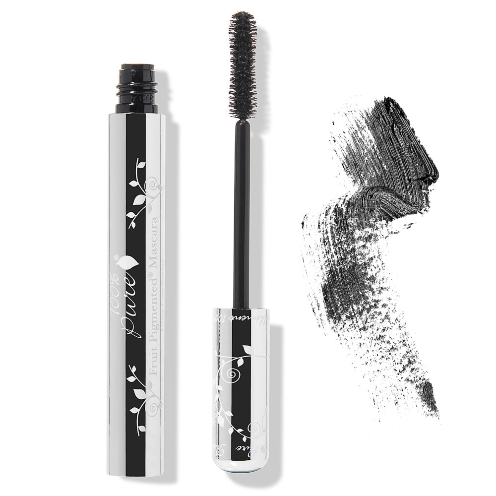 100% Pure Fruit Pigmented® Ultra Lengthening Mascara with Swatch - Black Tea