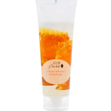 A labeled plastic tube of 100% Pure Honey Almond Shower Gel 236ml—a nourishing body wash ideal for sensitive skin.