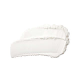 Two overlapping strokes of thick, white cream or lotion appear on a plain white background, evoking the smooth finish of the 100% Pure Translucent Bamboo Blur Powder 5.5g.